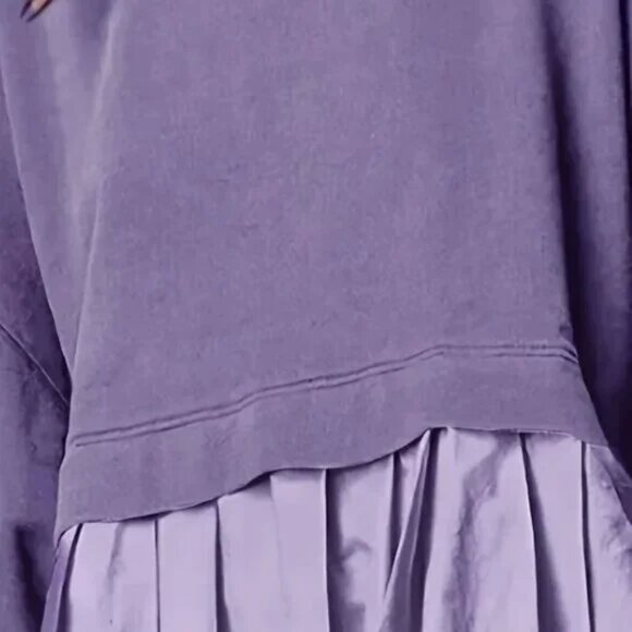Purple Long Sleeve Sweater Dress - Picture 5 of 5